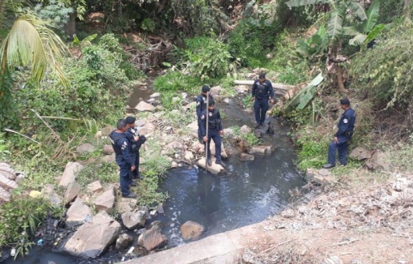 Quebrada por donde escapó el verdugo.