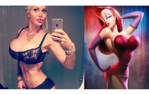 Se quitó 6 costillas para ser igual a Jessica Rabbit