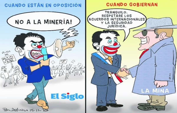 Cuando están en oposición 