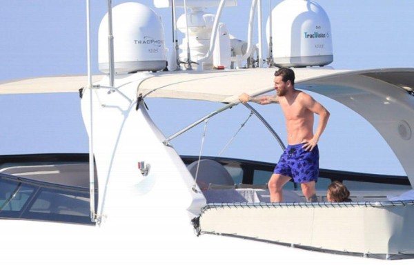 Messi, a bordo del yate llamado Seven C.