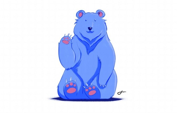 El gran oso azul  [Cuento]