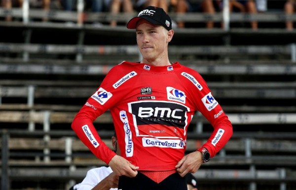 Rohan Dennis , primer líder de la Vuelta a España.