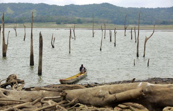 Actualmente el nivel del lago Alajuela está cerca de 220 pies