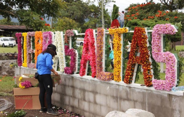 Millones de flores han sido usadas en la decoración.