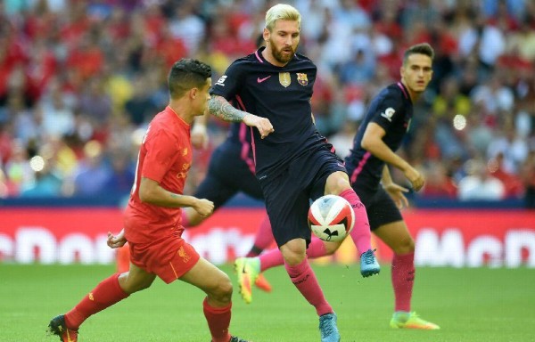 Un Messi rubio no pudo hacer nada para salvar al equipo.