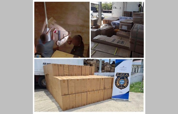 Doble fondo detectado en el vagón.