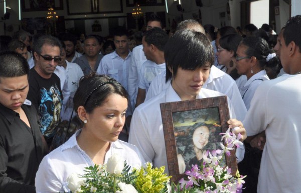 Sepelio de las víctimas