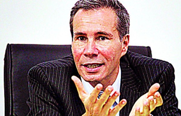 Nisman, antes de ser encontrado muerto.
