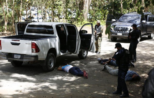 Ayer las entidades de seguridad realizaron un simulacro en Corozal para neutralizar posibles amenazas.