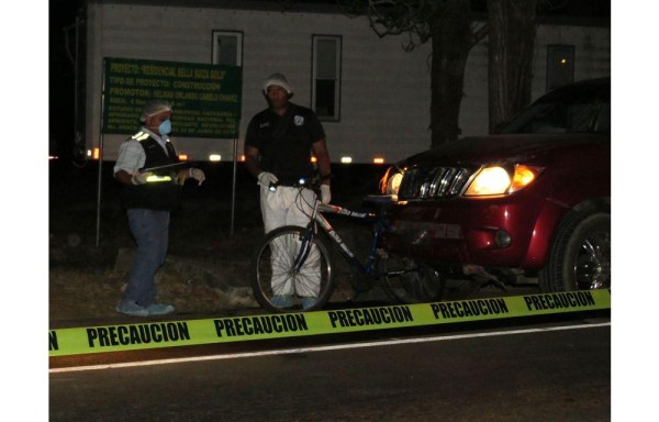 Bicicleta que conducía Eladio al momento del accidente.