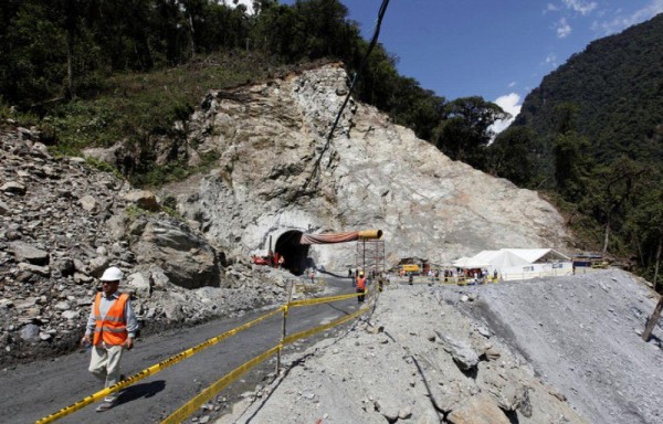 Sopladora está entre las provincias de Azuay y Morona Santiago.