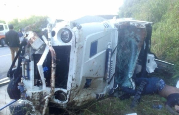 Ventura conducía su Jeep Wrangler de lujo.