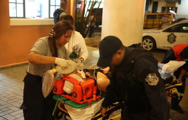 Las fuentes del centro médico señalaron que el hombre estaba sumamente delicado.