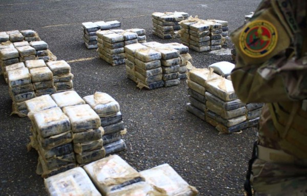 Habían 18 bultos con droga.