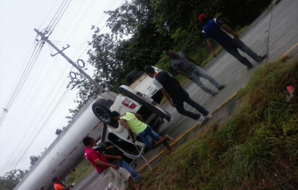 Accidente en Río Hato.