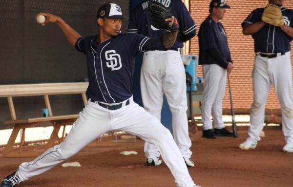 Christian Bethancourt, con los Padres de San Diego.