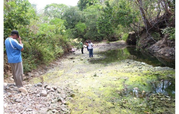 Las autoridades piden a la gente ahorrar agua.