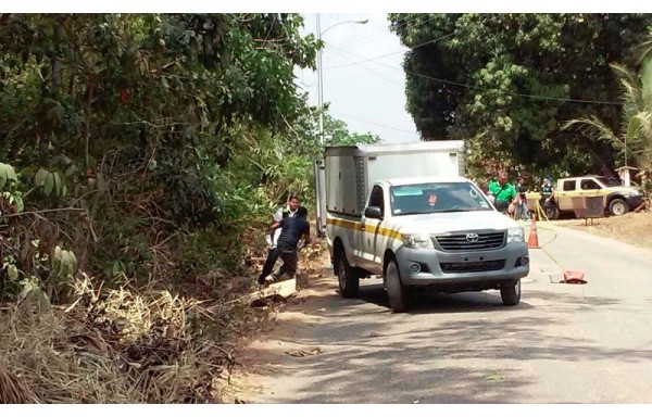 El cuerpo fue hallado por moradores de Bique, quienes avisaron a las autoridades.