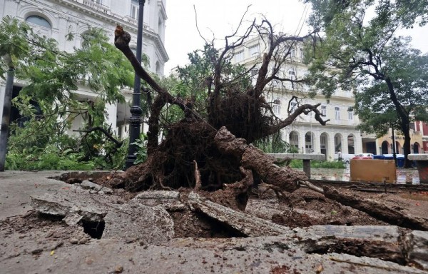 Estragos por la tormenta Idalia en Cuba.