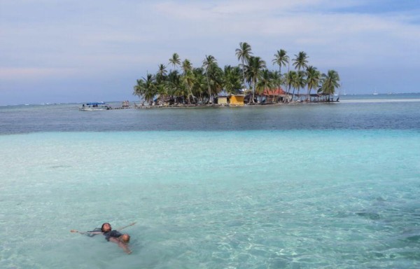Piscina natural en las islas de San Blas.