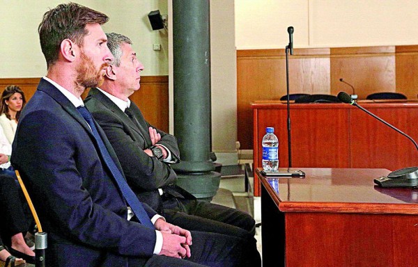 Messi ha estado dando la cara ante la justicia en España.