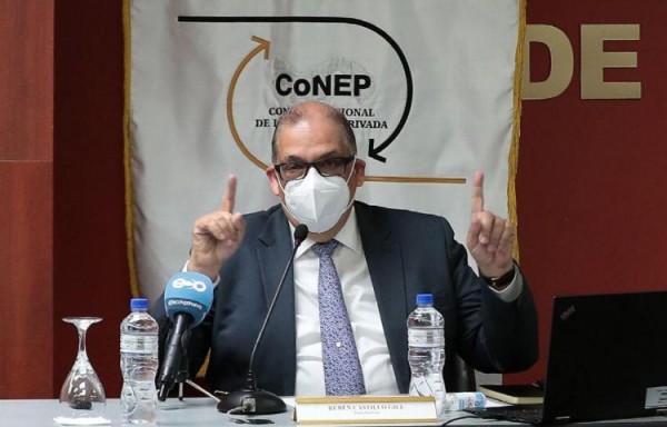 Rubén Castillo, presidente del Conep .