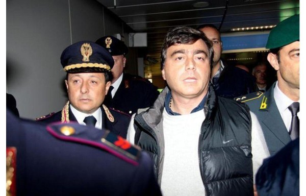 Valter Lavitola fue detenido el 16 de abril de 2012.