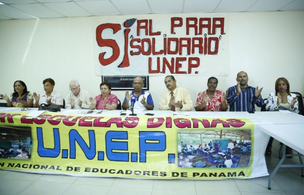 La Unión de Educadores de Panamá anunciaron las medidas de protestas en defensa del PRAA.