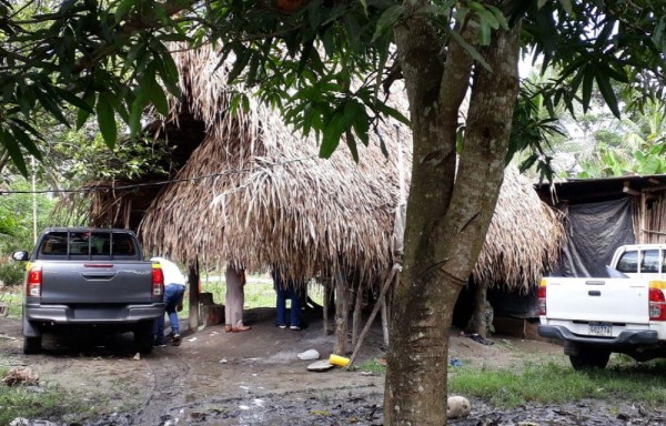 Esta es la vivienda en la que habita la familia del menor en Majagual, distrito de Barú, provincia de Chiriquí.