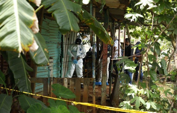 Juan Carlos Peralta vivía en una casa de madera y zinc.