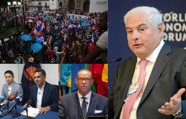 Noticias bomba de la semana… Protestas y más protestas junto con la condena de Martinelli
