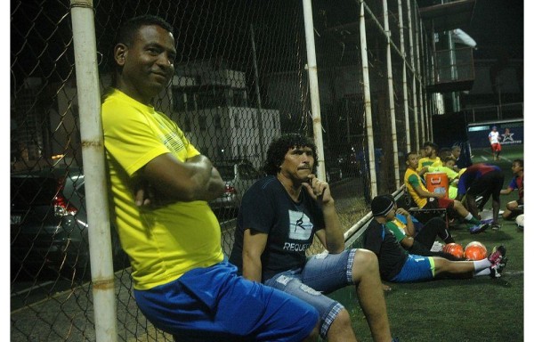 Temístocle Bonilla (i) junto a Rodney Ramos.