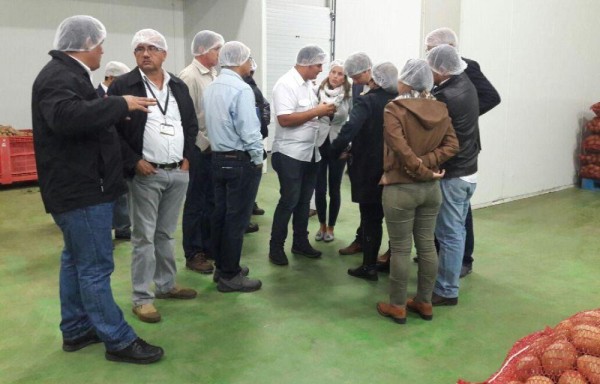 Durante la visita coordinaron acciones conjuntas.