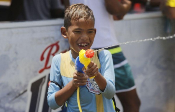 Hasta los más pequeños disfrutan de los carnavales en la Cinta