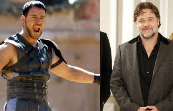 Así de gordo luce Russell Crowe