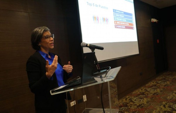 Claudia Escobar, gerente de ManpowerGroup Panamá.