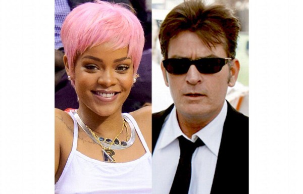 Charlie Sheen vuelve a llamar ‘perra' a Rihanna