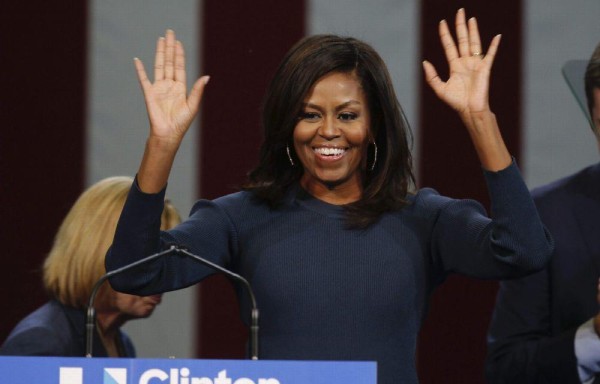 Participó en un acto electoral de la candidata Hillary Clinton.