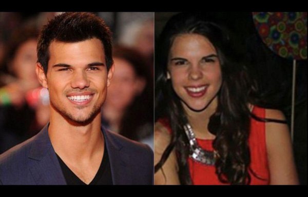 Ella se parece mucho al actor Taylor Lautner.