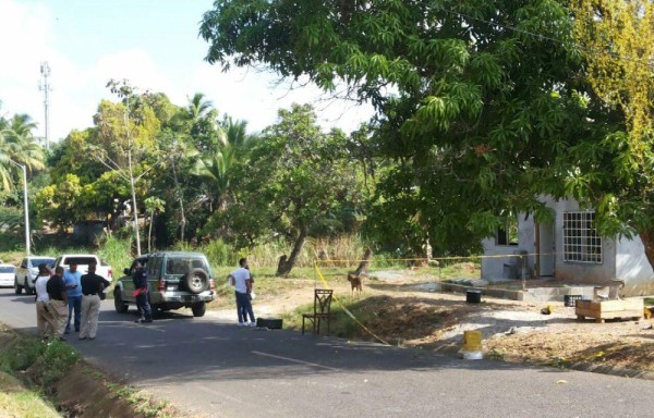 Lugar donde se está el terrero de la familia Pinzón, escena del crimen.