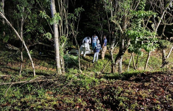 Expelotero de Colón que conducía una grúa cayó por un barranco