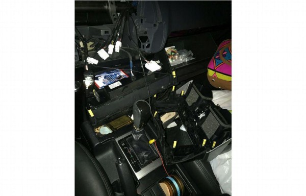 El auto fue desarmado.