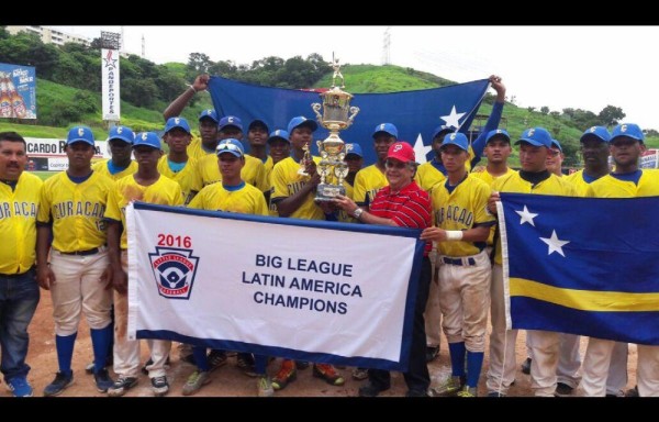 Los peloteros curazaleños representarán a Latinoamérica en la Serie Mundial de Béisbol Big League.