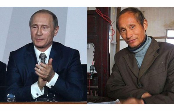 A pesar del hecho de que vive en China, este sujeto se ve muy parecido a Vladimir Putin.