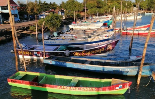 Aguadulce bajo el crepúsculo