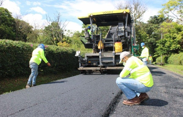 Mantenimiento de calles en El Valle de Antón