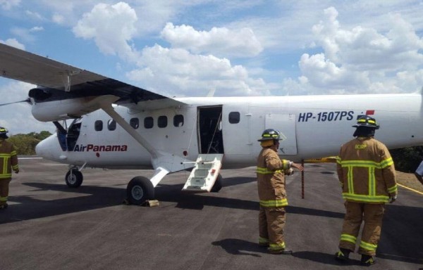 La aeronave viajaba de Changuinola a la ciudad capital.