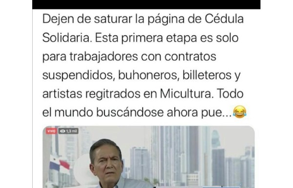 Memes de cédulas solidarias se vuelven tendencia en redes sociales&nbsp;