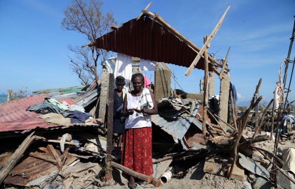 Las casas, totalmente destruidas.