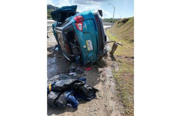 Una dama resultó lesionada.
